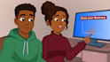 make 2d cartoon animation, character animation video