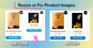 resize, fix and professionally optimize any website image