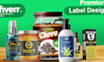 create premium custom label design for your product