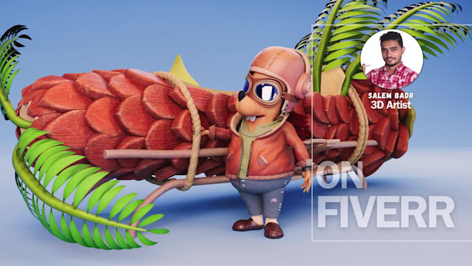 do professional 3d character rigging and animation