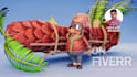 do professional 3d character rigging and animation