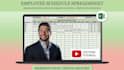 send an employee work schedule tracker excel spreadsheet
