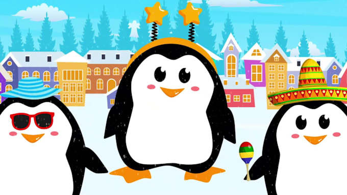 create 2d animation for kids and nursery rhymes