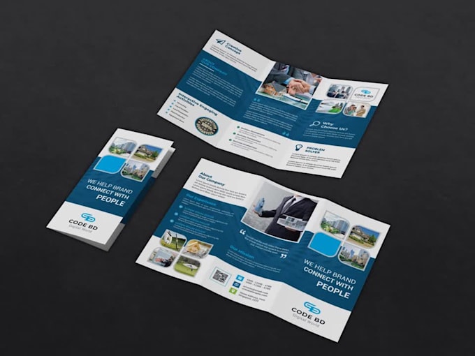 Big Deals! I will design bifold or trifold brochure, flyer, leaflet in 6hrs  for $20