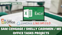 assist ms office sam cengage excel word powerpoint and access outlook