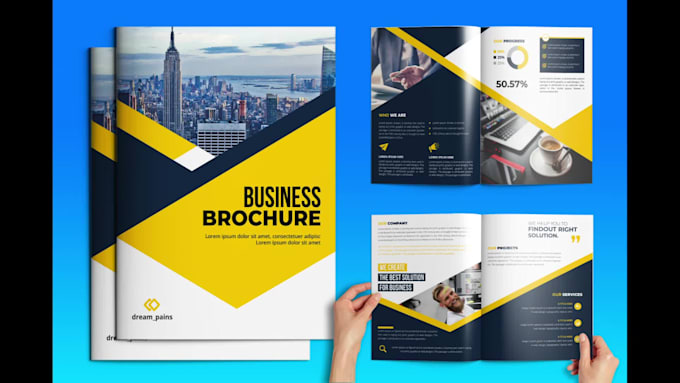 design brochure, company profile, catalog, booklet design