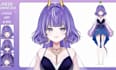 draw male or female 2d vtuber model, vtuber design, live2d rigging, vtube model