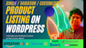 manage wordpress website and product upload
