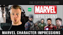 record an amazing marvel character impression