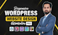 create professional wordpress business website