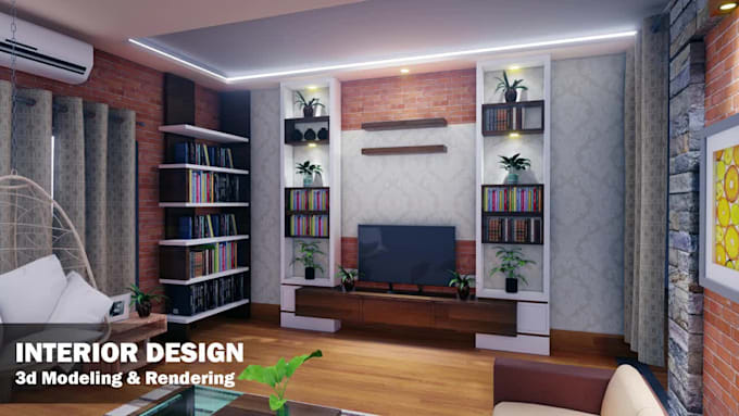 do interior design and rendering