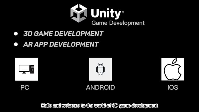 develop and design a perfect 3d game or ar app in unity 3d