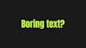 create kinetic typography and custom text animations