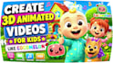 create 3d animated videos for kids like cocomelon