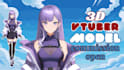 create 3d character models for vtuber, anime vrchat avatar, vroid in blender