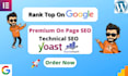 audit and fix on page SEO and technical issues with ai overview optimization