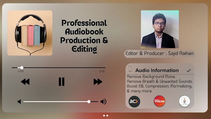 be your audiobook acx producer