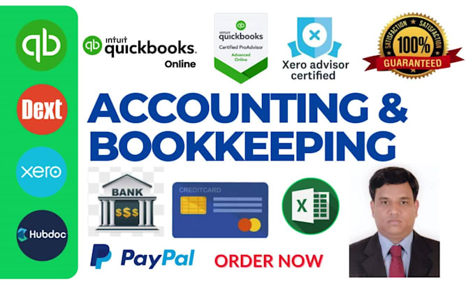 do monthly accounting and bookkeeping in quickbooks online with setup