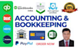 do monthly accounting and bookkeeping in quickbooks online with setup