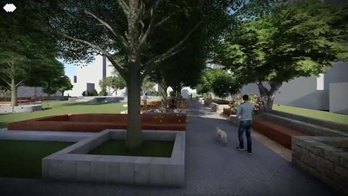 render architectural realistic animation walkthrough video
