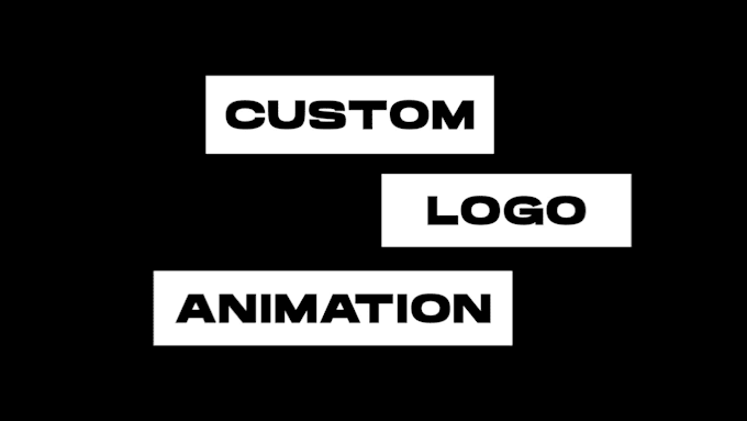 produce a custom logo animation