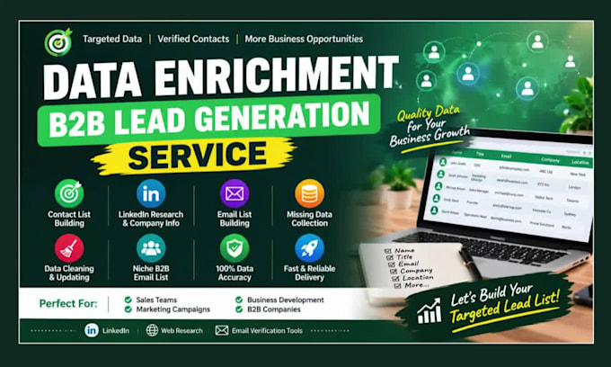 do data enrichment and b2b lead generation