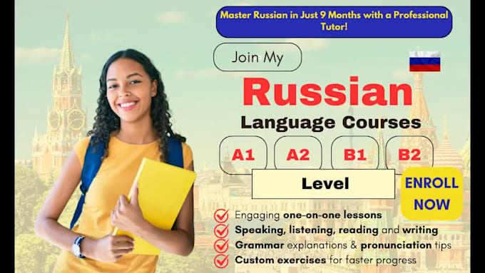 deliver tailored russian tutoring via skype for all levels