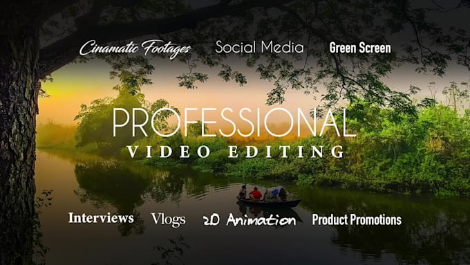 pro video editing for youtube, weddings, media and podcasts