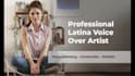be your female latina voice over artist in english