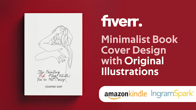 design clean minimalist poetry ebook cover for amazon kindle
