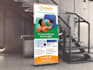 design rollups or pullups banner, static banner, banner ads, billboards, yards