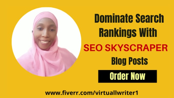 be your copywriter for SEO skyscraper technique blog post
