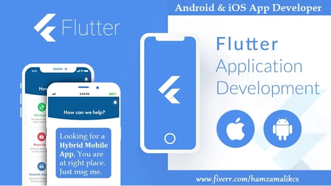 do mobile app development, app creation as flutter developer