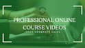 dev online course content, microlearning content, udemy course video upload