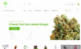 hemp cbd weed cannabis marijuana landing page marijuana website
