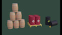 create low poly 3d  models