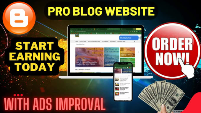 make pro blog website for beginner