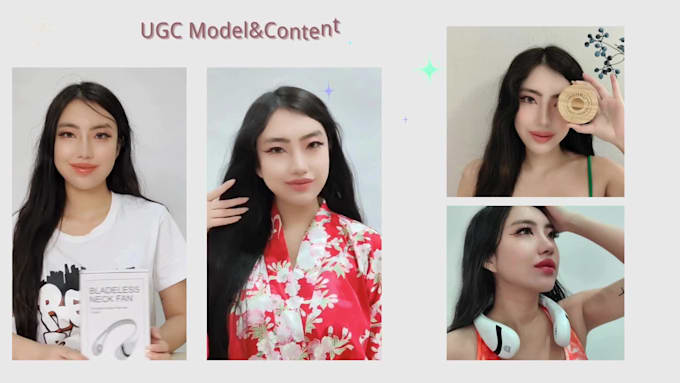 be ugc tiktok model content creator in english japanese chinese