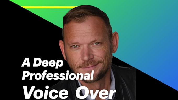 record a deep professional voiceover