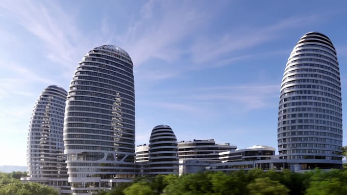 create high 3d exterior animation and visualization