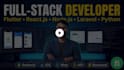 develop a full stack flutter app for android ios and web
