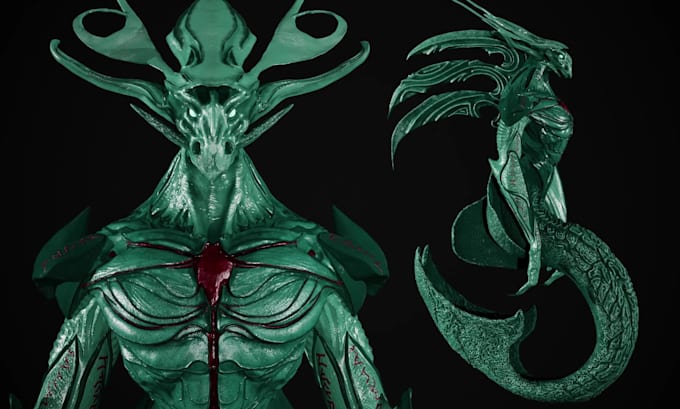 create a 3d character model for games or film