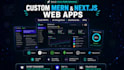 develop a custom next js web application, mern stack, or ai saas