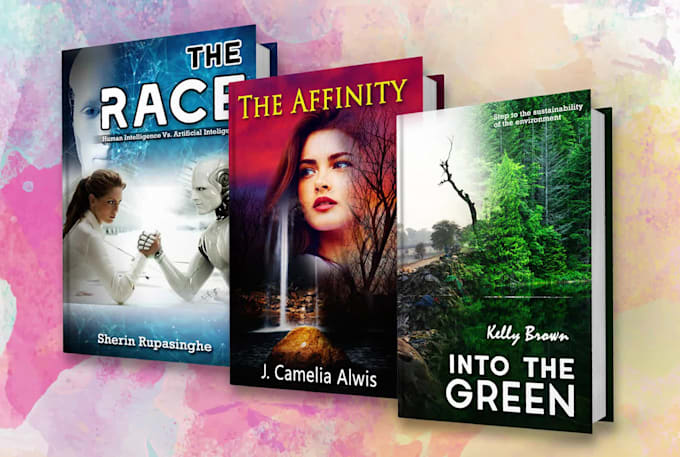 design a bestselling book cover, kindle cover, and ebook cover