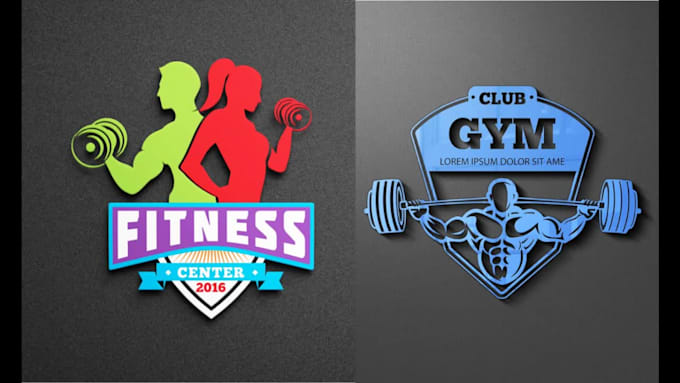design a modern luxury gym logo