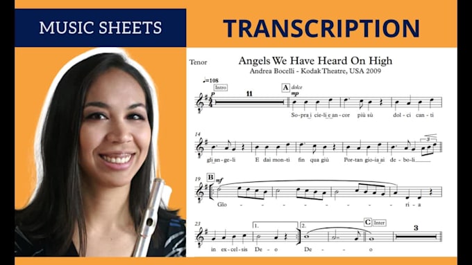 transcribe music into sheet