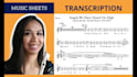 transcribe music into sheet