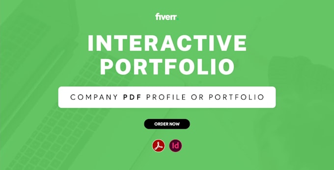 design interactive portfolio profile for your company on PDF