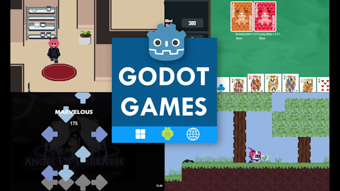 develop a 2d or 3d game in godot 4