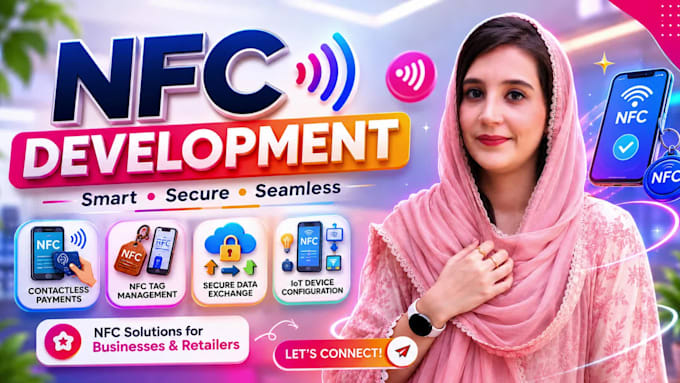 develop nfc digital business card android app ios app using flutter